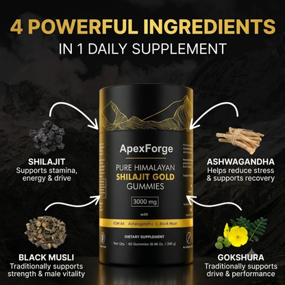 ApexForge™ Pure Shilajit gummies